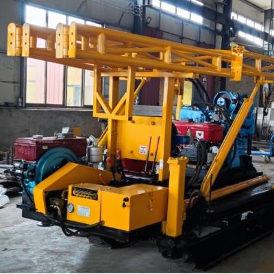 China pozo de agua portátil del heavy de los 250m que perfora a Rig Machine Crawler Mounted en venta