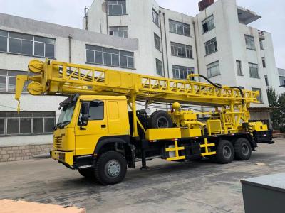 China C300HW-LKW brachte Schlamm-Bohrungs-Wasser-Brunnen-Ölplattform der Drehtabelle-300m DTH an zu verkaufen