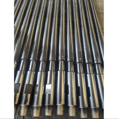 China 114mm Carbon Steel Water Well Drilling Pipe Black RTD69 Water Well Drill Rod In 6090mm Length for sale