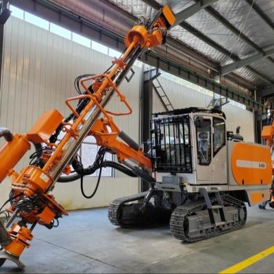 China Goudmijnbouw Blasthole Drill Rig Machines Portable Integrated DTH Surface Drill / Drilling Rig Te koop