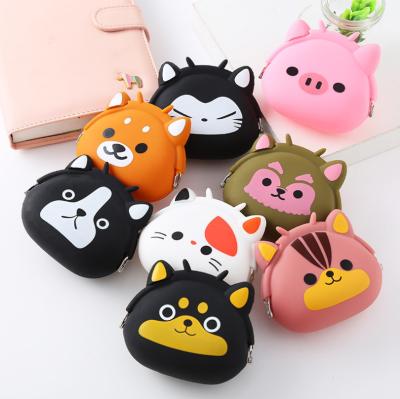 China 2021 Lady Design Coin Bag Clasp Women Travel Coin Purse Girls Purses Children Buckle Lock Silicone Coin Clip Pouch for sale