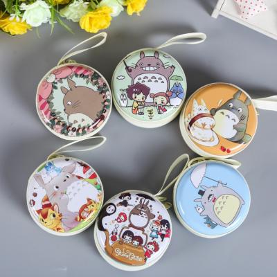 China Fashion Kid Student Cute Round Coin Clips Zipper Opening Girls Coin Purse Bag Cheap Wholesale Small Coin Bag for sale