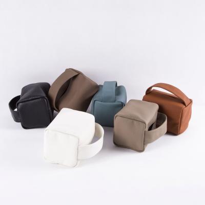 China Fashion again popular leather small female designer three-dimensional square handbag for sale