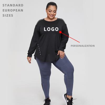 China Breathable Fitness Women Gym Yoga Tops Yoga Shirts Long Sleeve Workout Tops Running Yoga Sportswear Training T-Shirts for sale