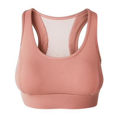 China 2021 Summer Vest Gym Women's Breathable Cavity Back Running Sports Beautiful Gathering Shockproof Anti-sagging Yoga Seamless Bra for sale