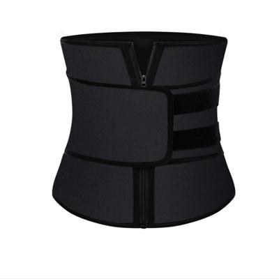 China Neoprene OEM ODM Neoprene Double Sauna Sweat Control Belly Belt Waist Trainer For Women Weight Loss for sale