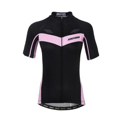 China Moisture wicking new style summer short sleeve tops wear sweatshirts breathable one-piece cycling suit for women for sale