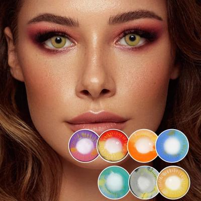 China Yearly HEMA+NVP Eyescontactlens Anime Collection Color Crazy Contact Lenses for sale