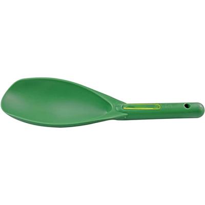 China Viable Metal Detector Accessories Thickened Plastic Green Scoop Used Gold Filtering Garden Scoop for sale