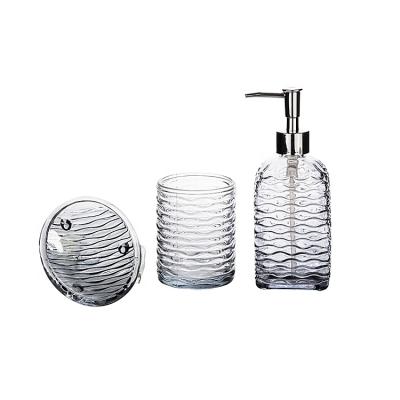 China Personal Care Empty Hand Sanitizer Shower Gel Bottle Soap Dispenser Glass Bottles With Pump for sale