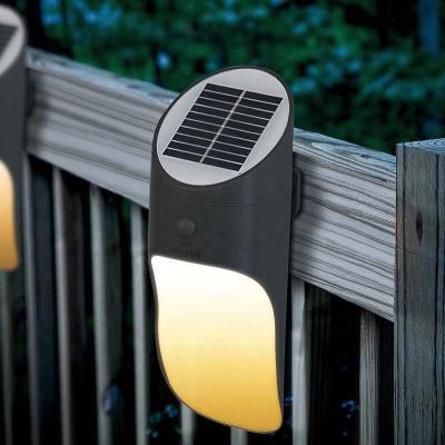 China 2020 Hot Selling Garden Amazon Innovative Design Motions Sense Wall Lamp Outdoor Led Solar Fence Light for sale