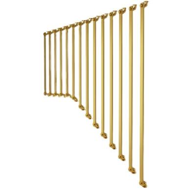 China Aluminum Railing for Modern Apartment Customized Wrought Iron Balustrade Stairs Railings for sale