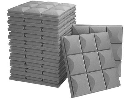 China 14-60kg/m3 Density Noise Reduction Acoustic Foam Panel for Meeting Room Soundproofing for sale