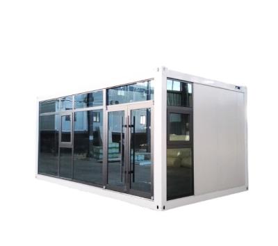 China Contemporary Design Style 20ft Container Office Customized for Outdoor Work Space for sale