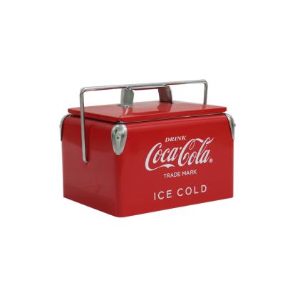 China 7L Color Metal Customized Waterproof Eco Friendly Camping Portable Beer Cooler For Promotion for sale