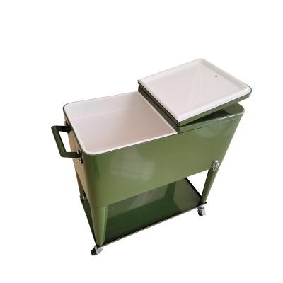 China Rolling BBQ Ice Cooler Beach Cooler Trolley Waterproof Cover Wholesale for sale