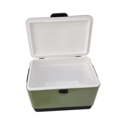 China Promotional Gift Wine Fridge 50 Liter Box Cooler Metal Ice Bag Box Wine Cooler Cooler Steel Cooler Fridge for sale