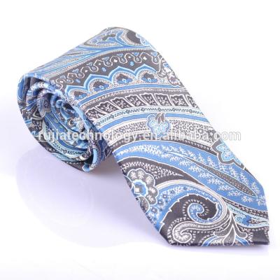 China 100% Silk Jacquard Printing Silk Paisley Ties for sale