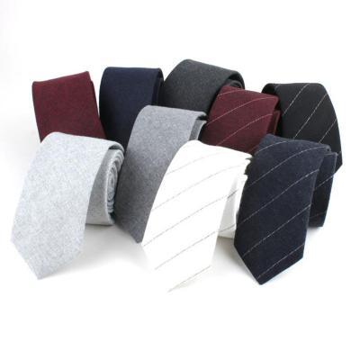 China Wholesale Custom Cotton Mens Colorful Striped 100% Cotton Neck Ties for sale