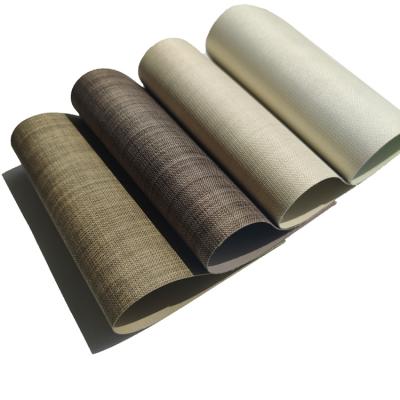 China Modern Minimalist High Quality 100% Polyester Pearl Foaming Rope Blind Shades Window Shade Roll Fabric for sale