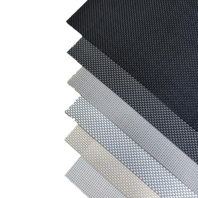 China high quality translucent Anti-fire sunscreen roller blind fabric 2021 most popular shades 35%pvc +65% polyester roller, roman roller for sale