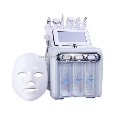 China High Quality Exfoliators 6 in 1 7 in 1 Hydra H2O2 Machine Face Care Skin Device Skin Cleaning Microdermabrasion for sale