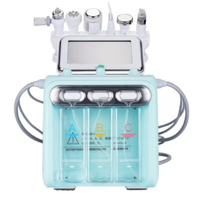 China Exfoliators Small Oxygen Facial Bubble Machine Water Microdermabrasion Skin Rejuvenation 6 In 1 Hydra Deep Cleansing Machine for sale