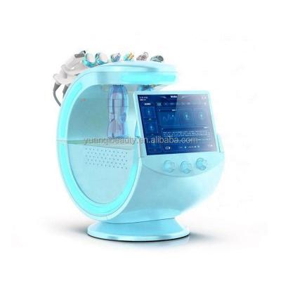 China Acne Analysis CE Beauty Equipment 7 In 1 New Aqua Facial Microdermabrasion Rf Threapy Machine With Skin Analyzer for sale