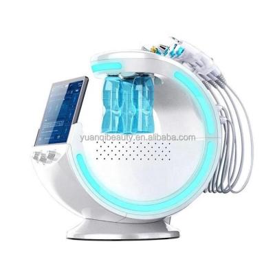 China Acne Analysis Factory Price Micro Facial Skin Scanner Analyzer Aqua Facial Cleansing Exfoliating Dermabrasion Water Peeling Hydraulic Facial Machine for sale