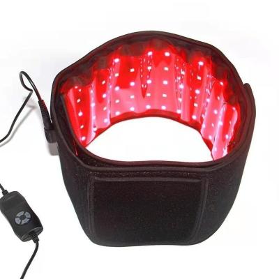 China Electric Weight Loss Massager Waist Slimming 660nm 850nm Infrared Loss Weight Laser Belt Led Arm Wrap Red Light Therapy Belt for sale