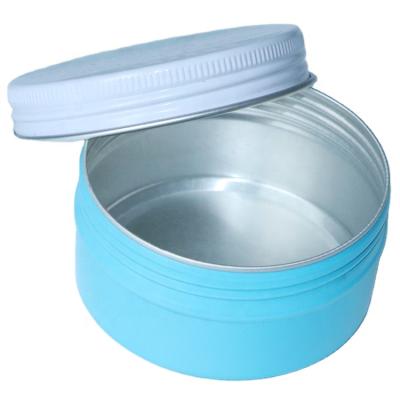 China Shiny Supply Hair Wax Cream Empty Aluminum Jar for sale