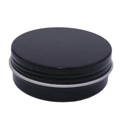 China Shiny Recyclable Hair Care Cream Aluminum Jar With Aluminum Lid for sale