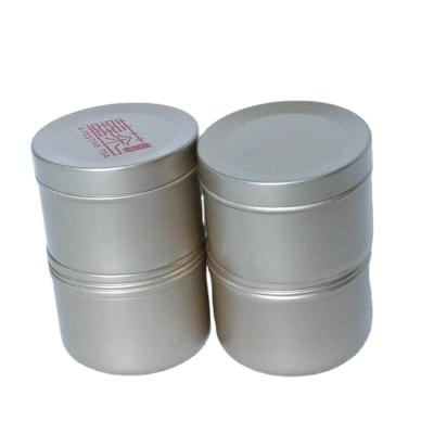 China Factory Price Shining Aluminum Candle Jars Scented Candles Jars For Moving for sale