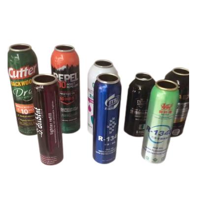 China Monobloc aluminum can 10-1000ml spray aerosol can for sunscreen spray for sale