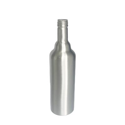 China Factory wholesale 330ml empty metal aluminum beer bottle eco-friendly with screw cap for sale