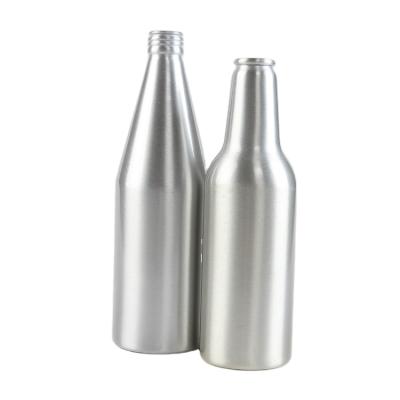 China 2021 Wholesales Recycled Aluminum VODKA Bottle Aluminum Metal Wine Bottle Eco - Friendly for sale