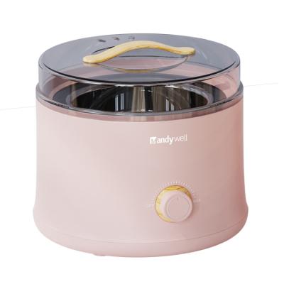 China Best Hair Removal Paraffin Wax Heater For Home Use With Choosable Smart Nonstick Innper Silicone Pot Inner Pot for sale