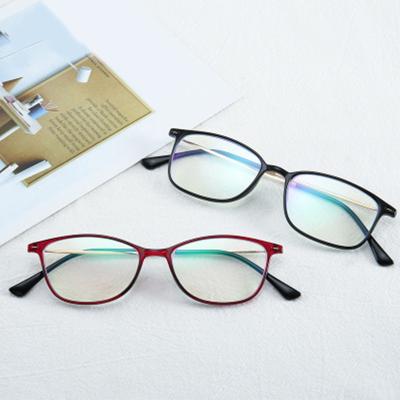 China Factory wholesale optical frame tr90 thin optical frame women men women 2021 china blue light reading glasses for sale