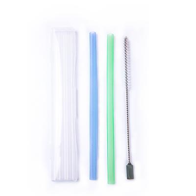 China New Product Foldable Silicone Stocked Drinking Straw for sale