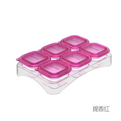 China BPA factory supply silicone baby food self storage container with small tray container with lid baby food boxes for sale