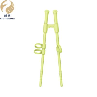 China New Product Disposable Silicone Baby Training Chopsticks Silicon Chopsticks Rest for sale