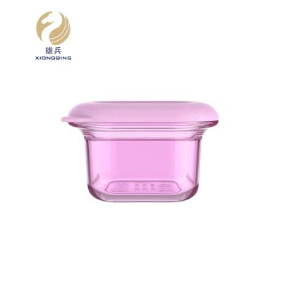 China Heatable Customized 180ml Silicone Baby Food Storage Container Feeding Box for sale