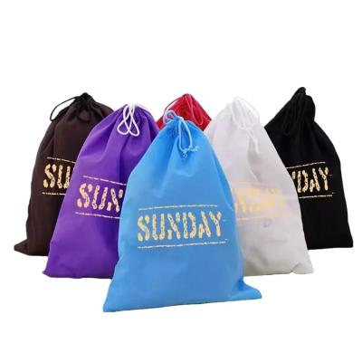 China Safety Eco-Friendly Small Drawstring Bag Gift Accept Logo Size Printed Custom Gift String Bags Cosmetic Drawstring Bag for sale