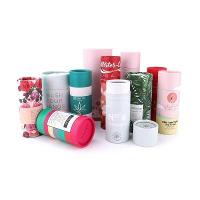 China Recyclable Customized Paper Tube Box , Chinese Round Tea Paper Box Tube Packaging Box for sale