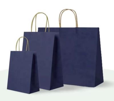 China Recyclable Carry Packaging Shopping Bag Eco Friendly Paper Craft Kraft Paper Packaging Bag for sale