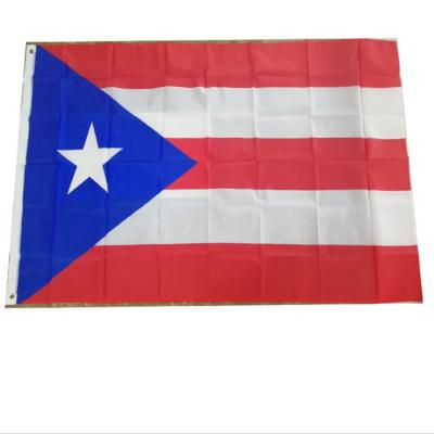 China Wholesale Hanging Manufacturer Polyester 170T 90*150cm Puerto Rico Flag Items , 3*5 Feet Puerto Rican Flag for sale