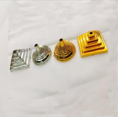 China Gold/silver desk flag factory square/around plastic desk flag stand,desk table galvanized flag stand for sale