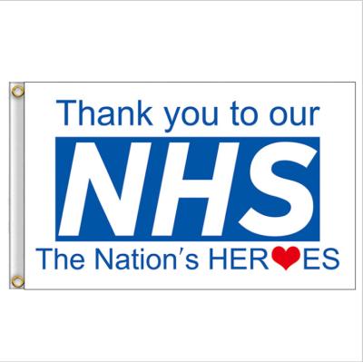 China FLY 90*150cm British gay flag nhs flag, 60*90cm thank you nhs flag for sale