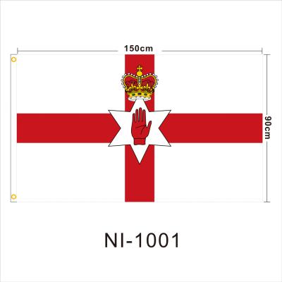 China Hanging 100th Anniversary of Northern Ireland Hand Signal Flag String Flags Flag Custom Wholesale Banner for sale