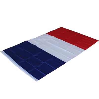 China Custom 210D Polyester Oxford Different Size 68D 100D 150D Fans Cheering French Flag FLYING for sale